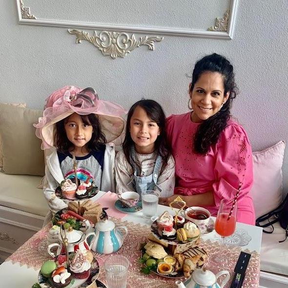 Doing what we love - girls day w/tea time.