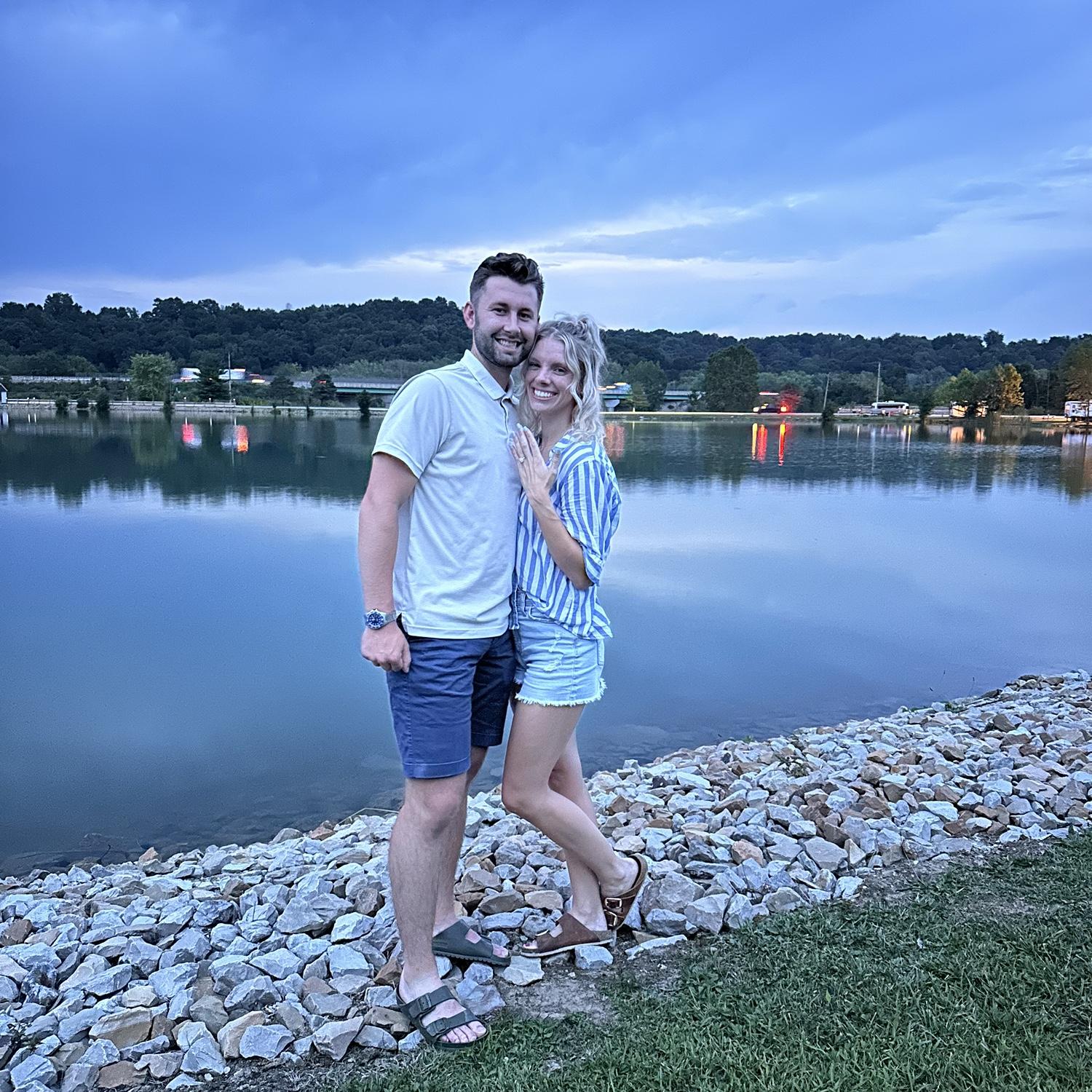 where we got engaged :)