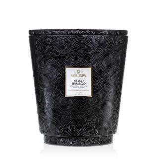 Voluspa Moso Bamboo 5 Wick Hearth Candle, 123 oz.