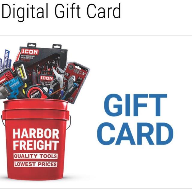 Harbor Freight Digital Gift Card