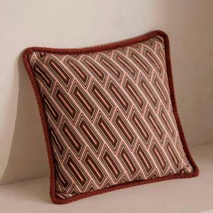 Soho House Vende Square Cushion, Rust