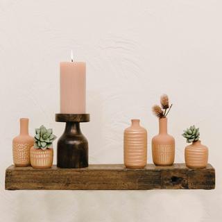 Gold Pattern 8-Piece Assorted Vase Set