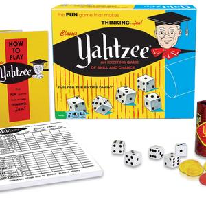 Classic Yahtzee, An Exciting Game Of Skill And Chance