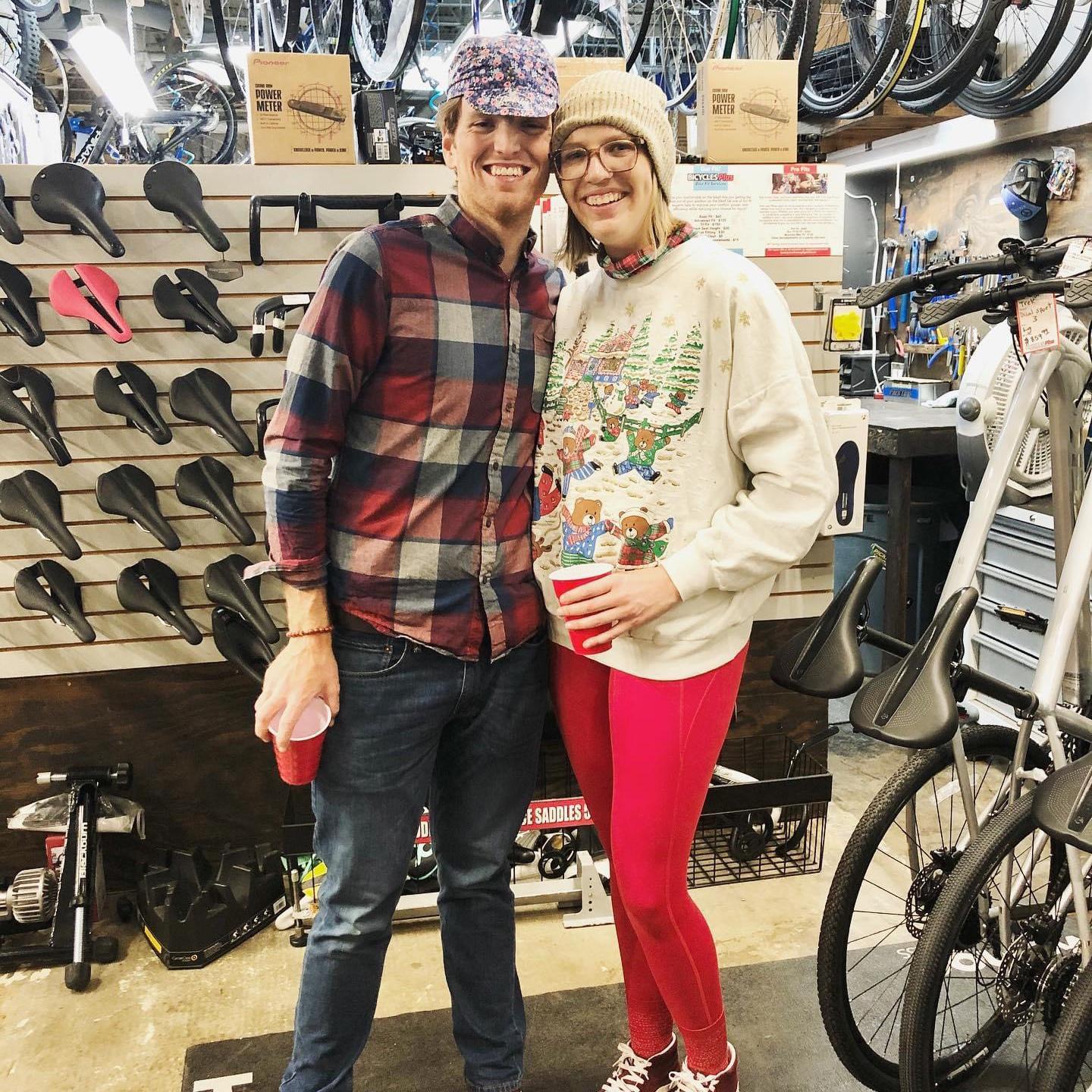 Bikes plus holiday party 🥳