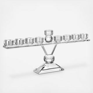 Safed Crystal Menorah