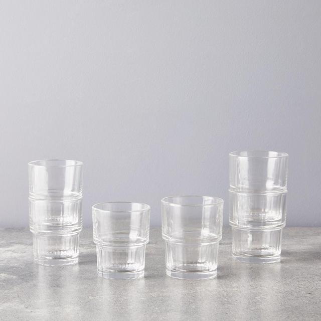 Stackable Lyon Glasses (Set of 6)