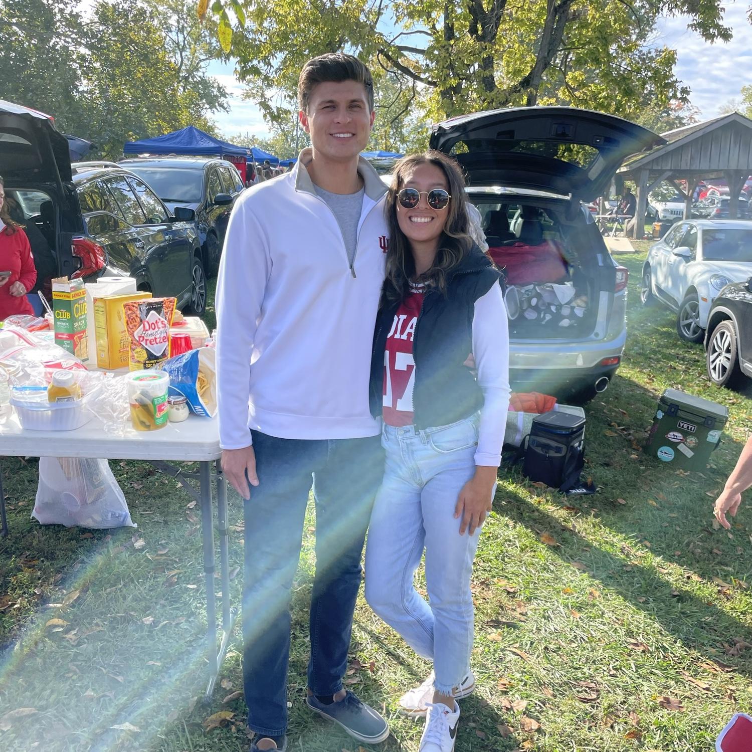 Hanging out at the Hoosier Tailgate fields (before they were good)
Fall 2023
