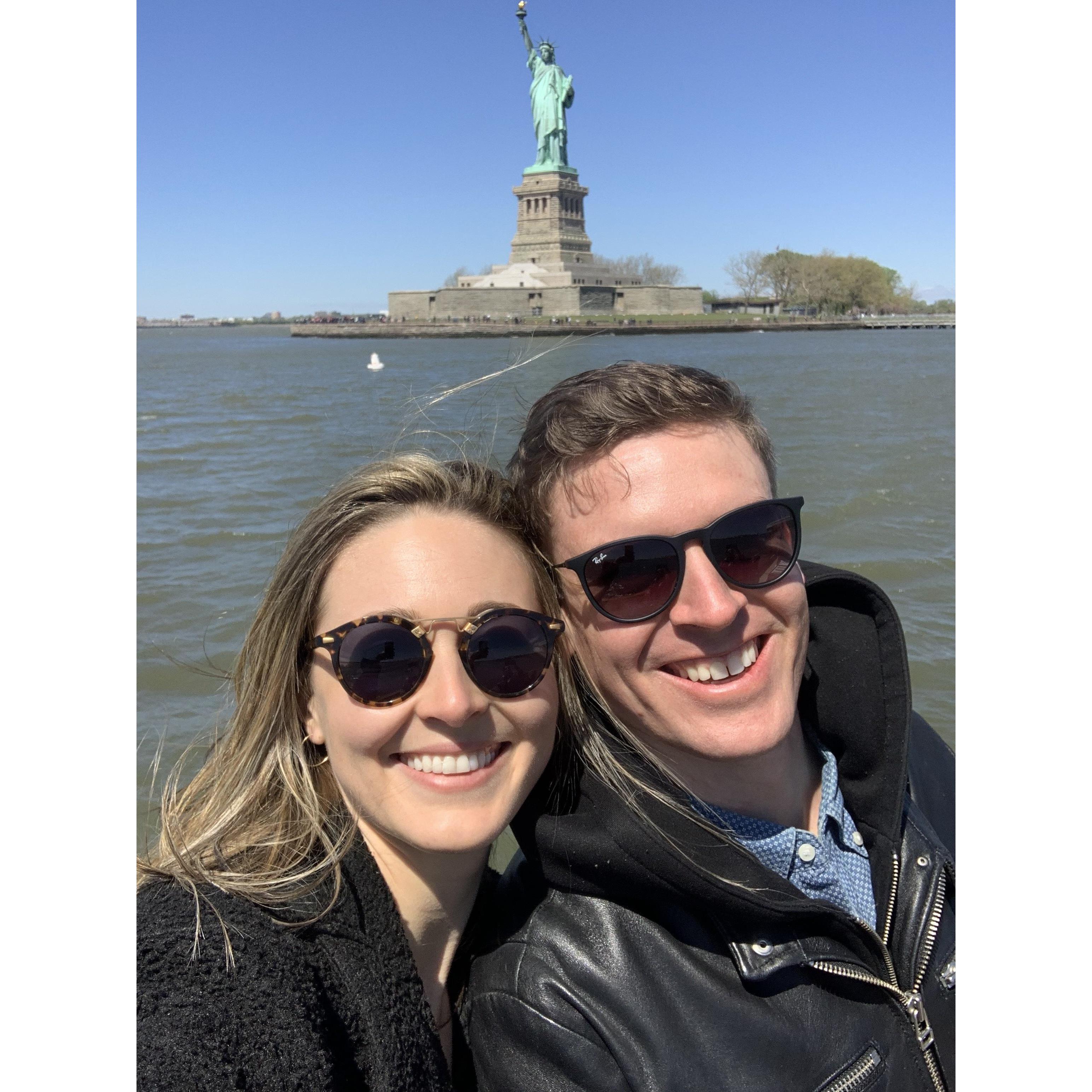 Playing tourists