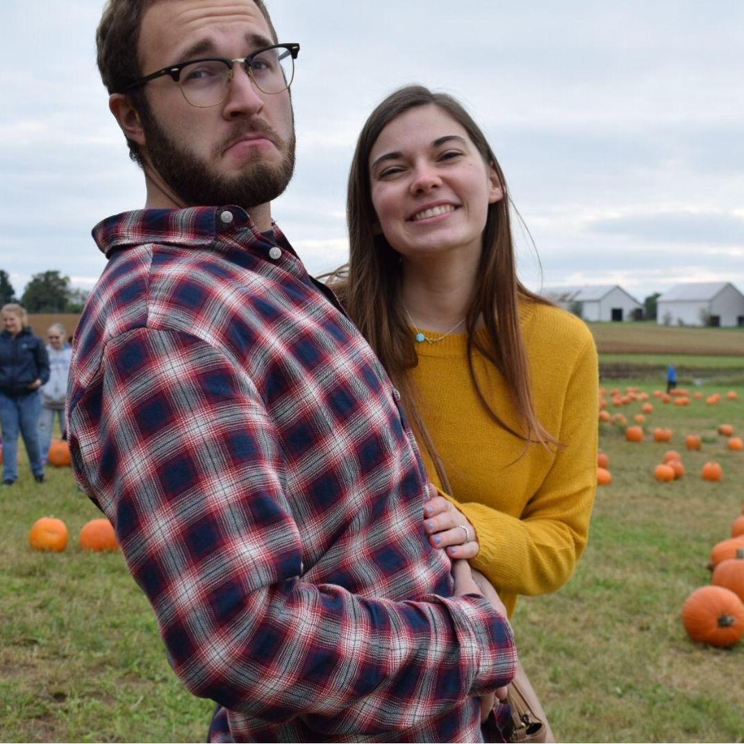 Pumpkin picking. October 2018.