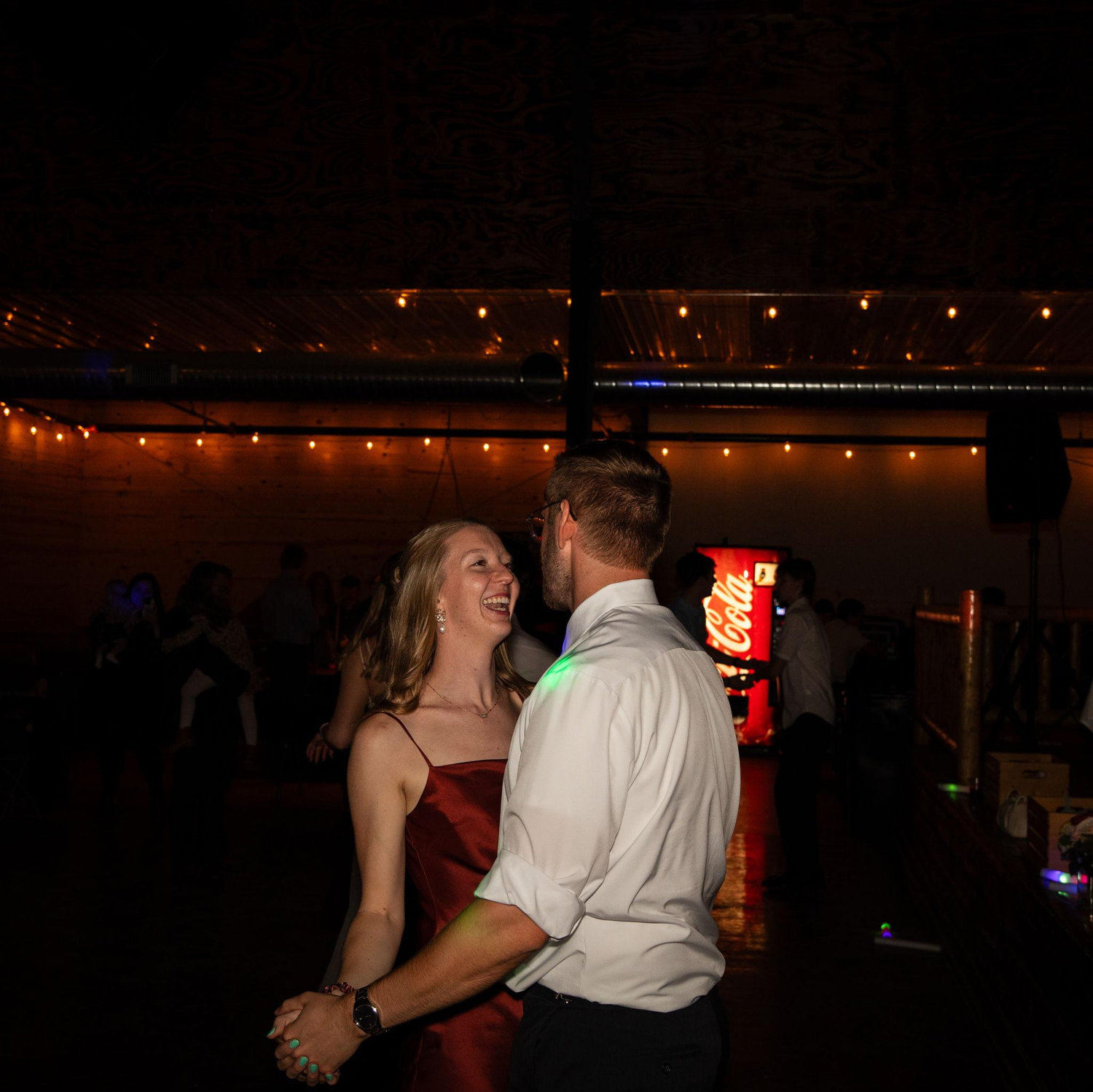 Dancing the night away at Ben's sisters wedding! We had the best time :)