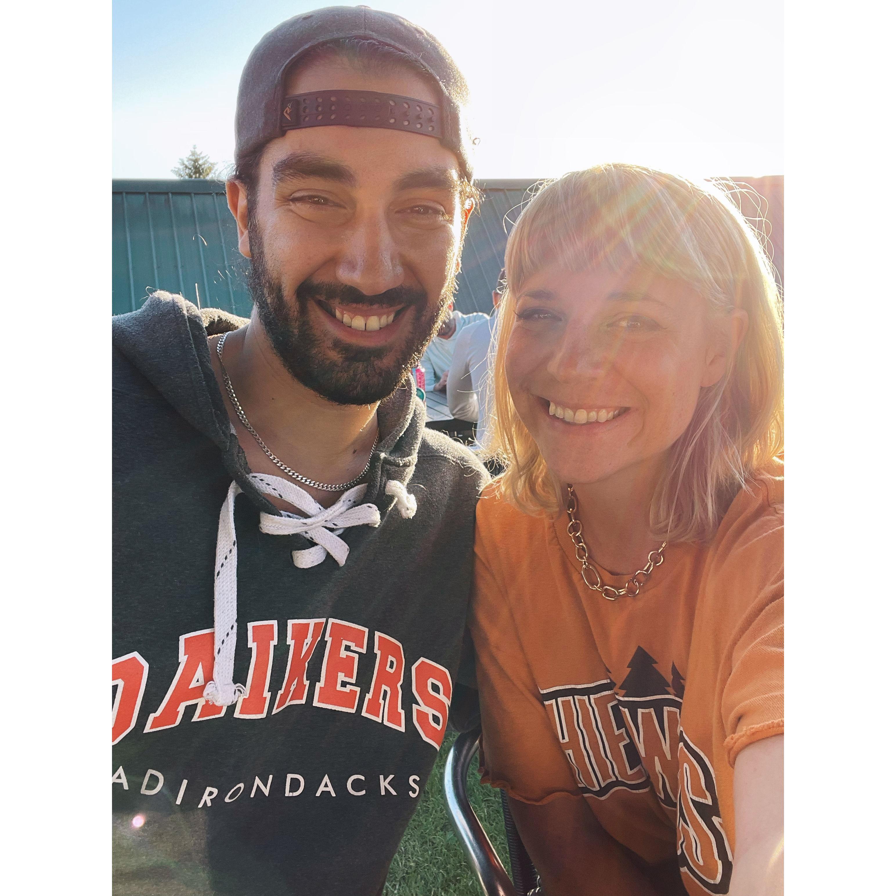 Our first picture together