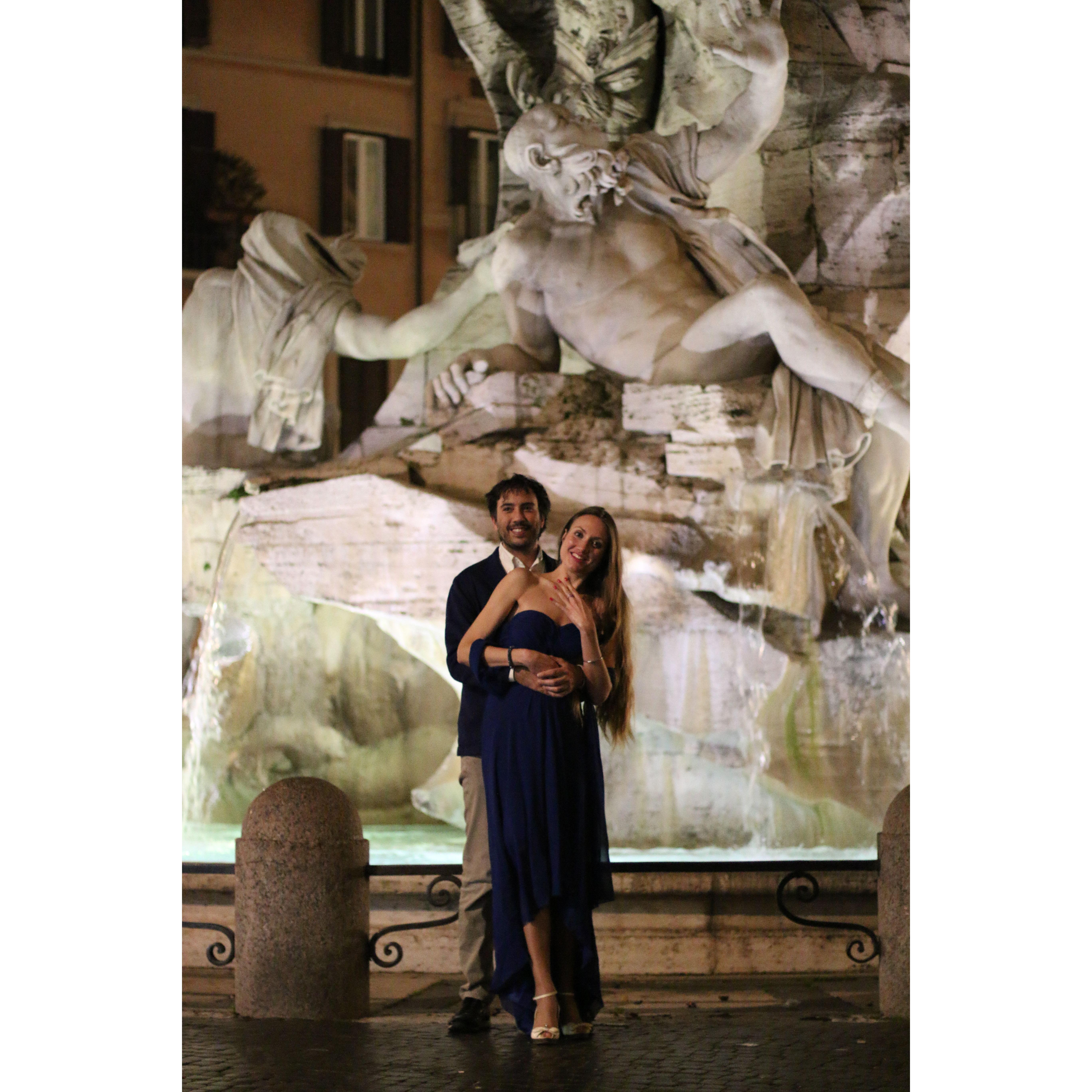 A Capodanno 2024, nella meravigliosa Piazza Navona a Roma, Antonio mi h chiesto di sposarlo / On New Year's Eve 2024, in the wonderful Piazza Navona in Rome, Antonio asked me to marry him - 2024