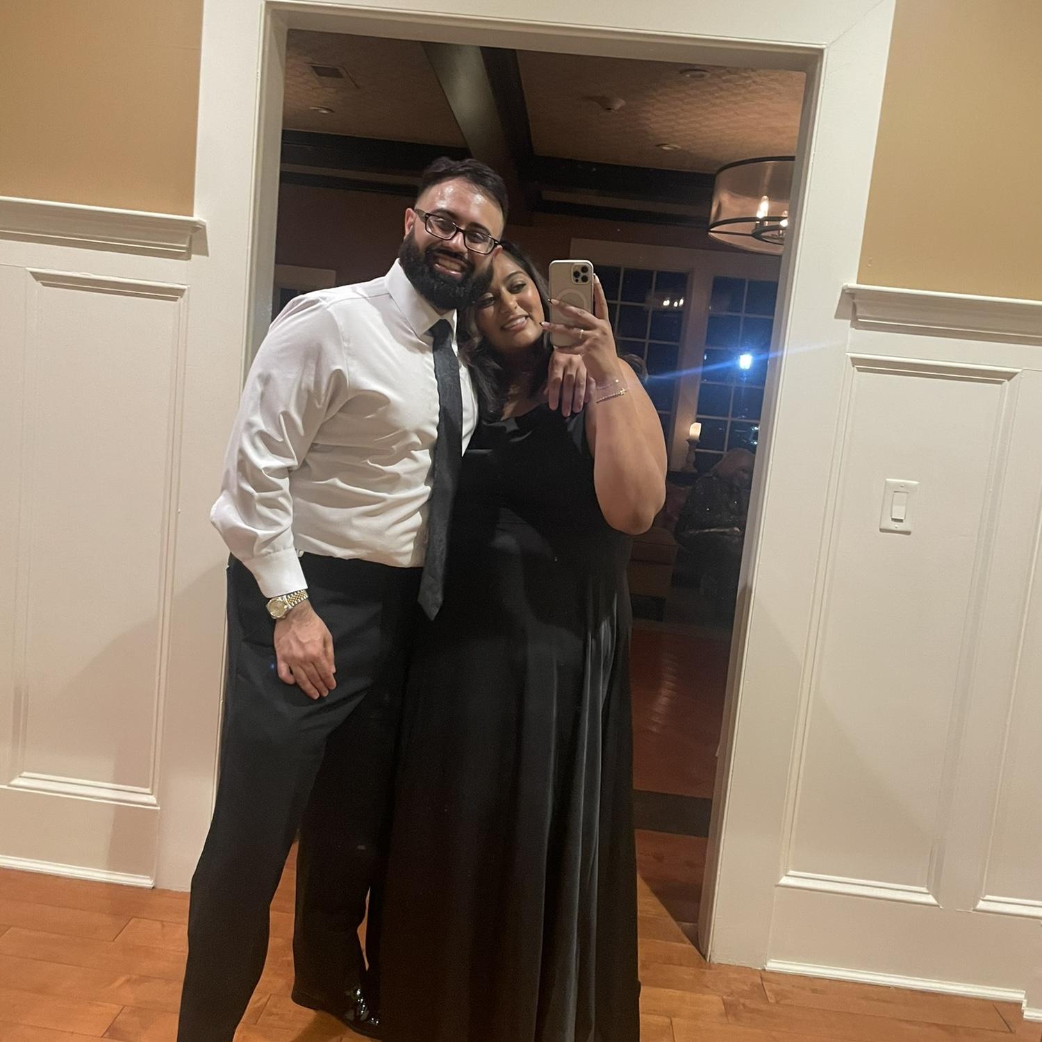 the first wedding we attended together