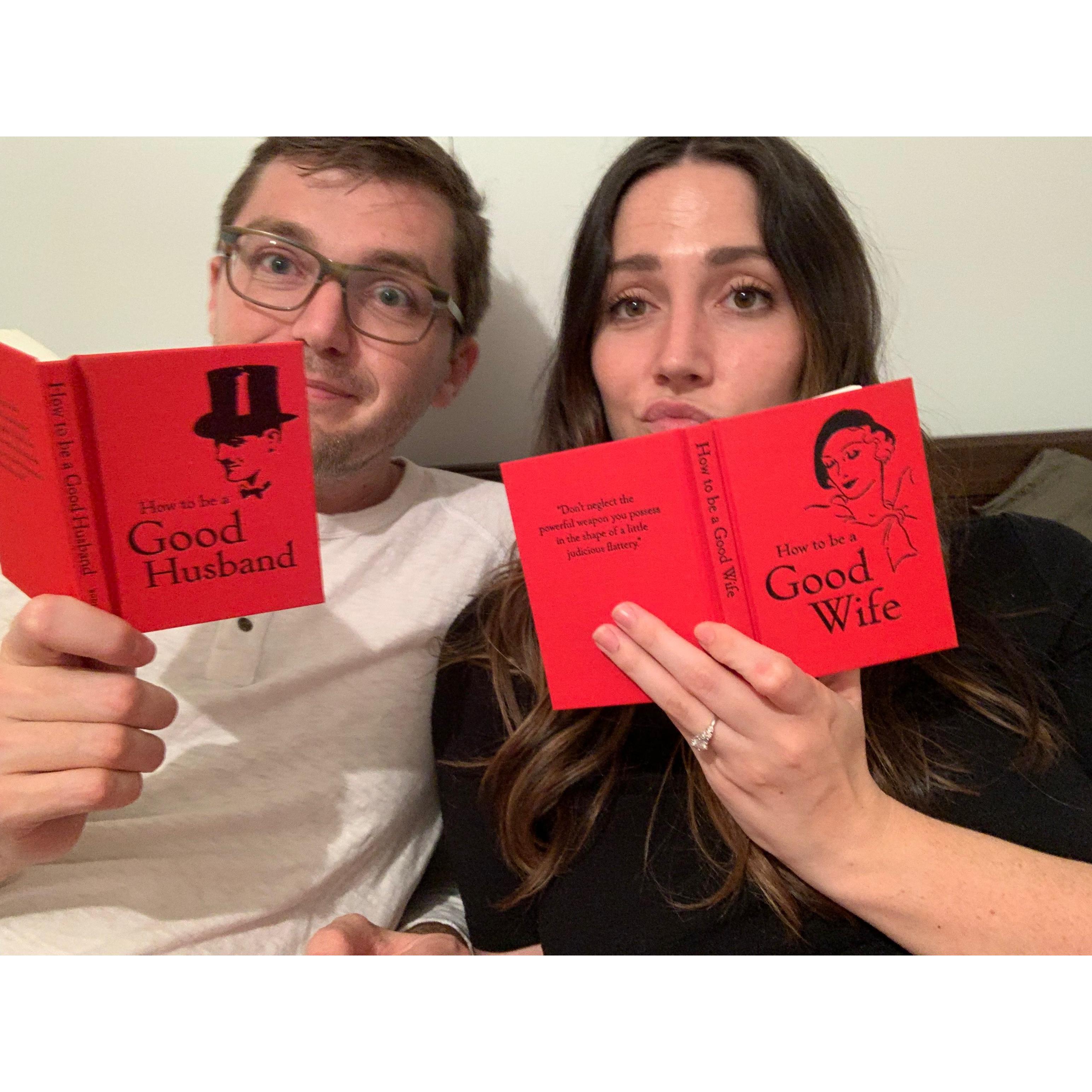 Studying up!