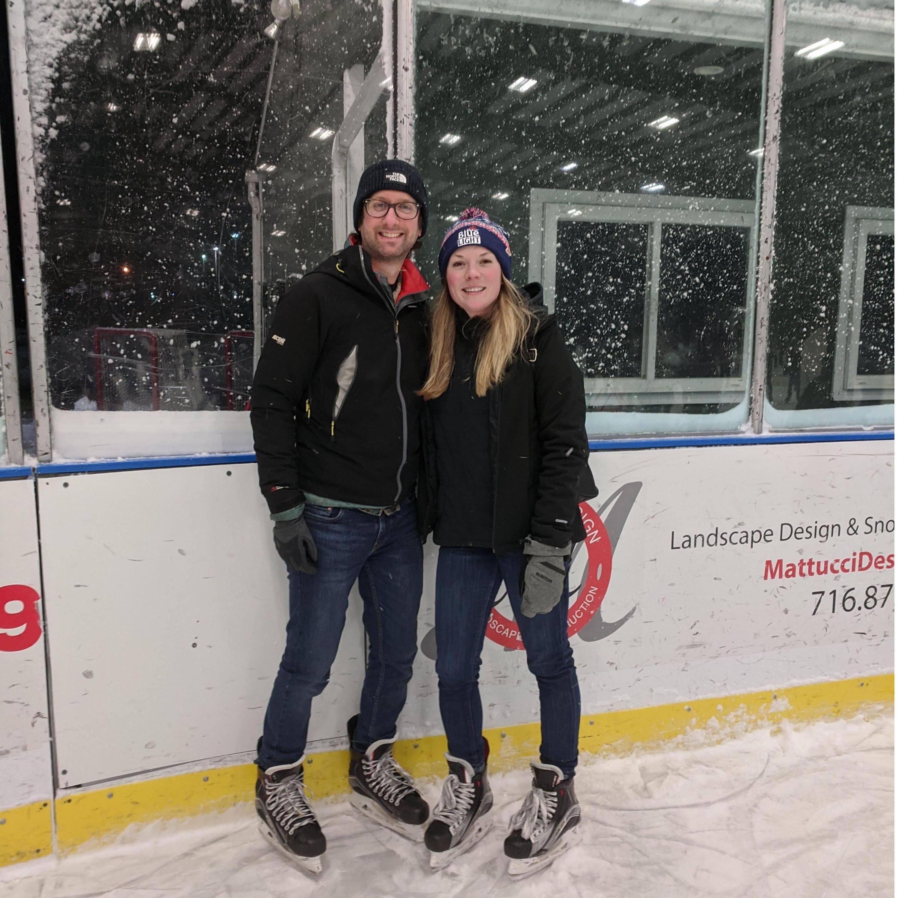 Ice Skating in East Aurora, NY