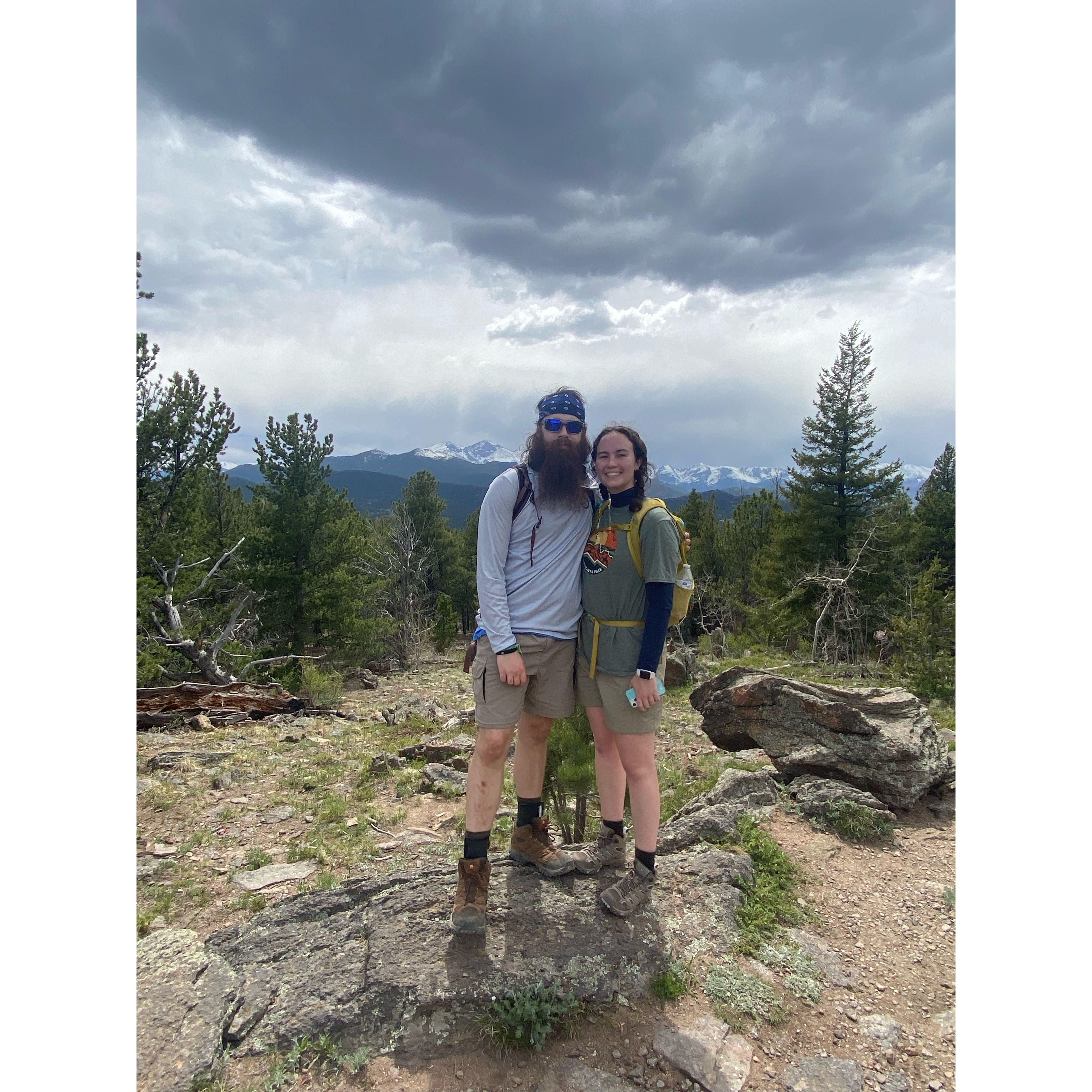 5/28/23: On a hike in Estes Park