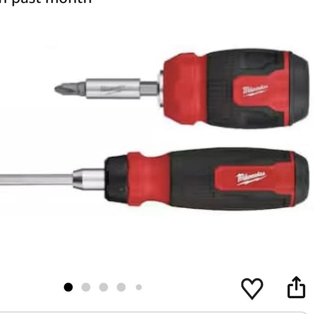 Milwaukee Electric - 2PC 14-in-1 RATCHETING Multi-BIT Screwdriver and 8