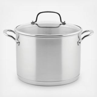 3-Ply Base Stainless Steel Stockpot with Lid