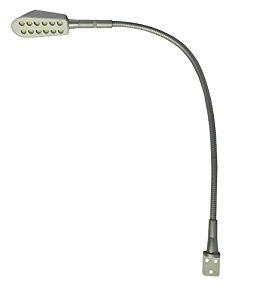 Gooseneck 12 volt Map Light Chart Light - Warm White (3800K) LED Lamp for Home, Car, Truck, Boat, RV and Aircraft applications