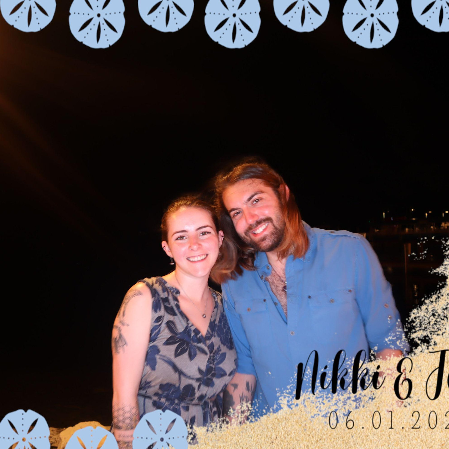 At Marcel's cousin's wedding in the Keys