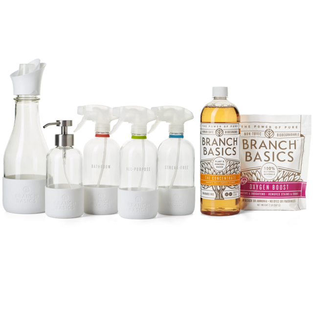 Branch Basics Non-Toxic Cleaning Products - Glass Premium Starter Kit