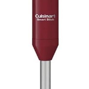 Cuisinart Hand Blender, Smart Stick 2-Speed - Powerful & Easy to Use Stick Immersion Blender-for-Shakes, Smoothies, Puree, Baby Food, Soups & Sauces, Red, CSB-175RP1