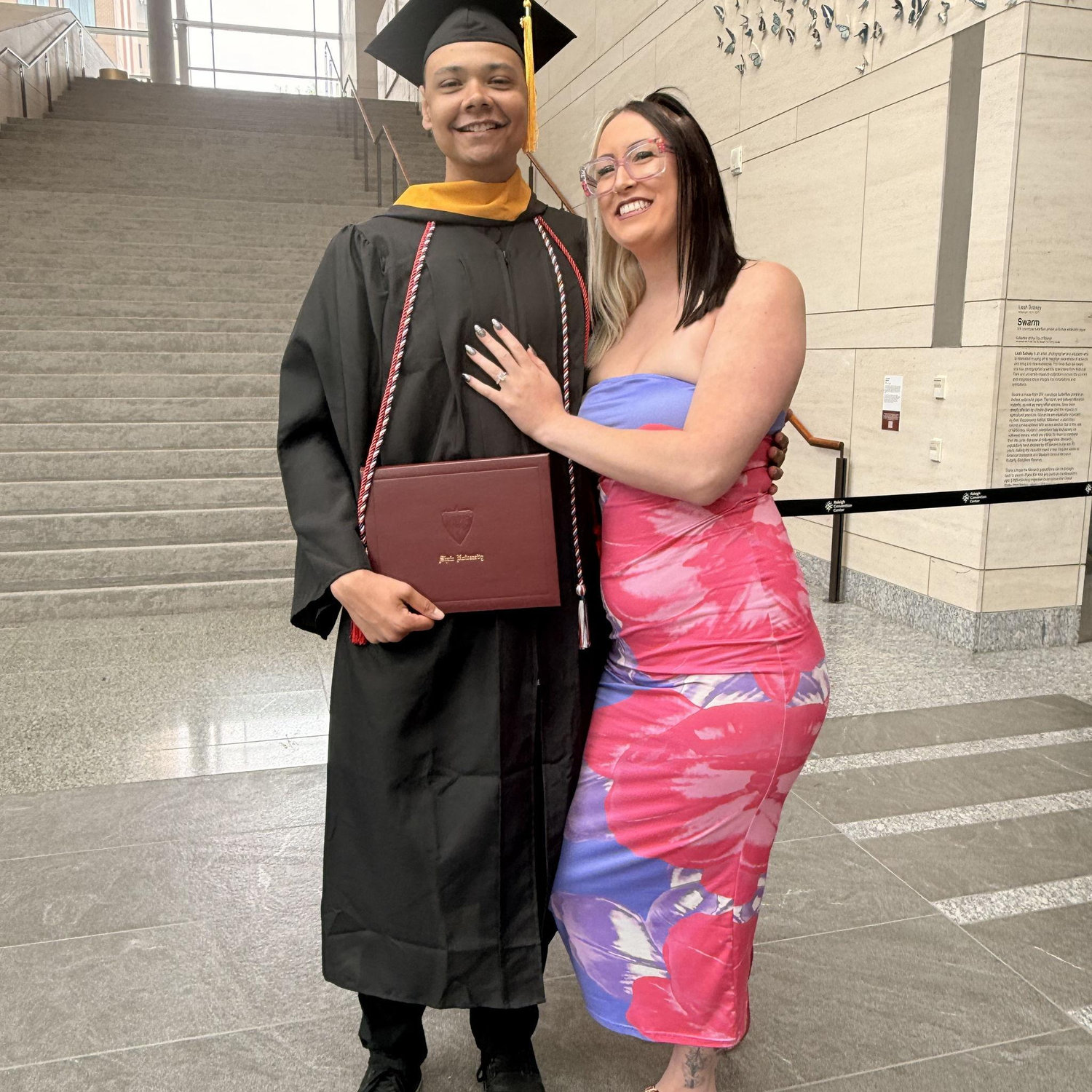 Michael's graduation from Shaw University! He graduated Magna Cum Laude!