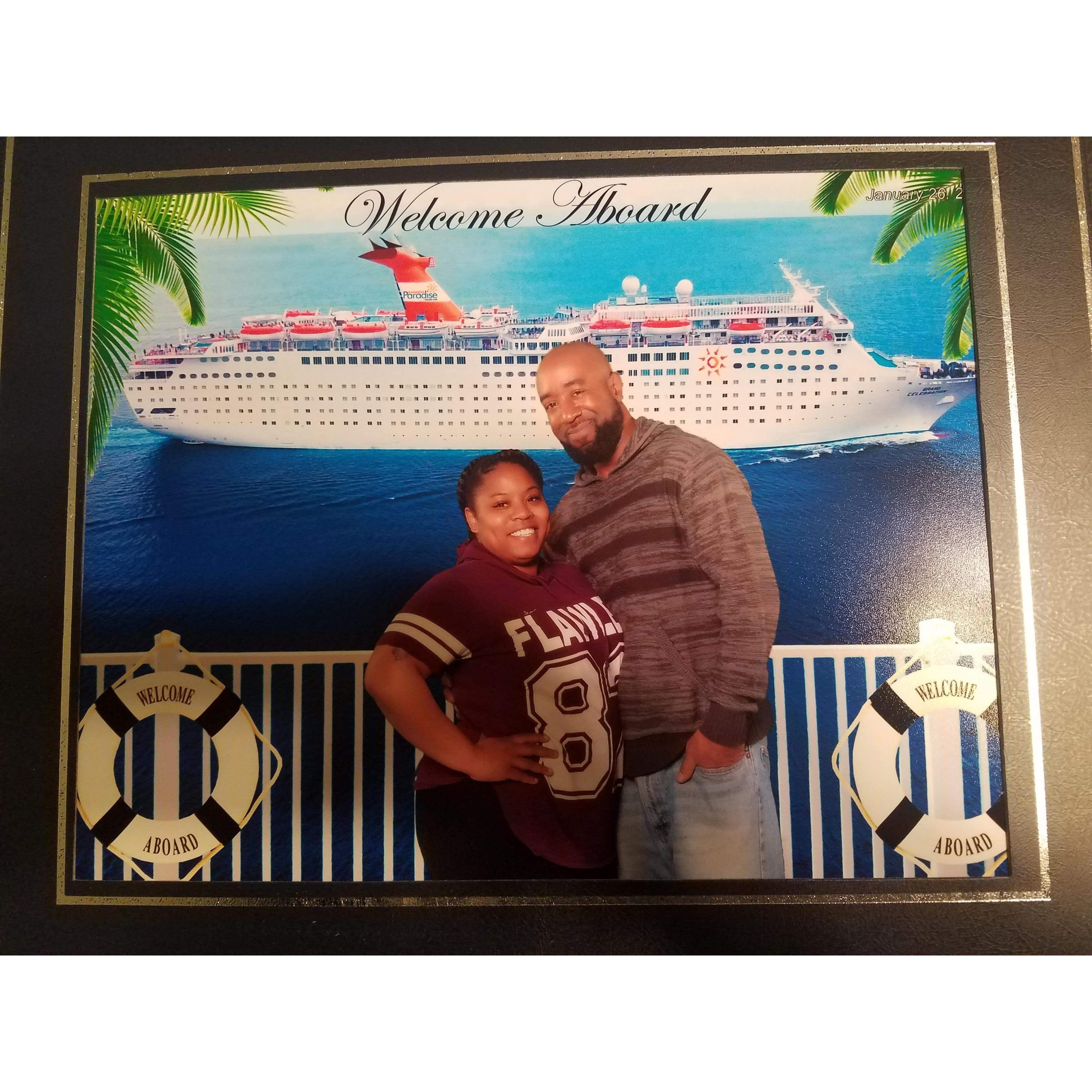 This was our first vacation together.