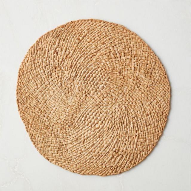 June Round Natural Placemat