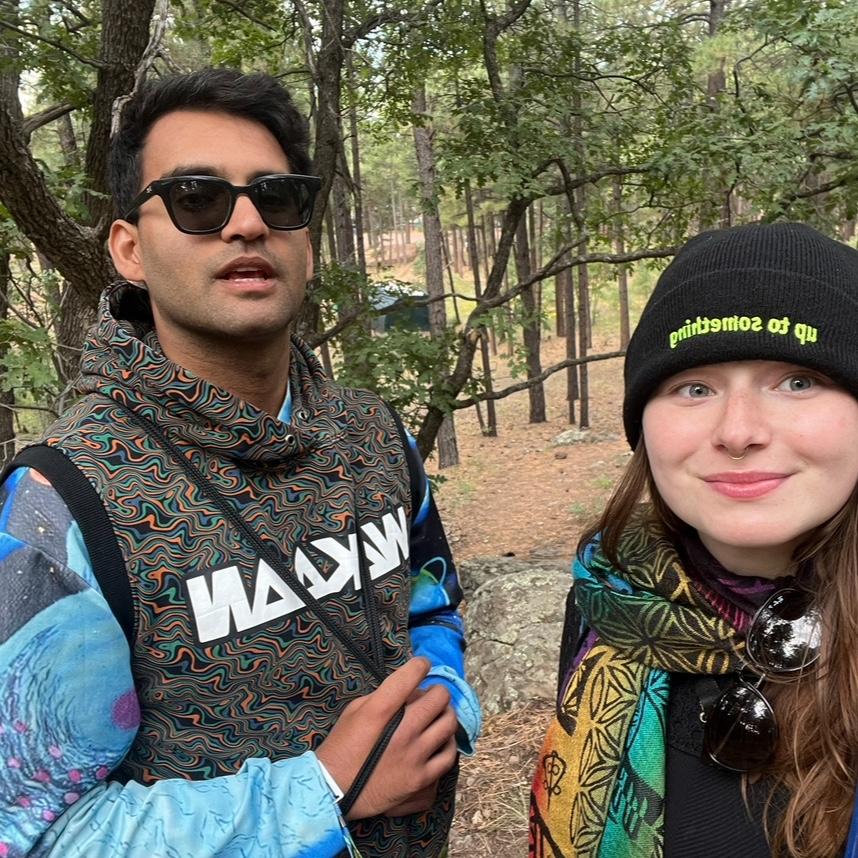 On a walk while at Camp Coconino (an electronic music festival) in Flagstaff, AZ.