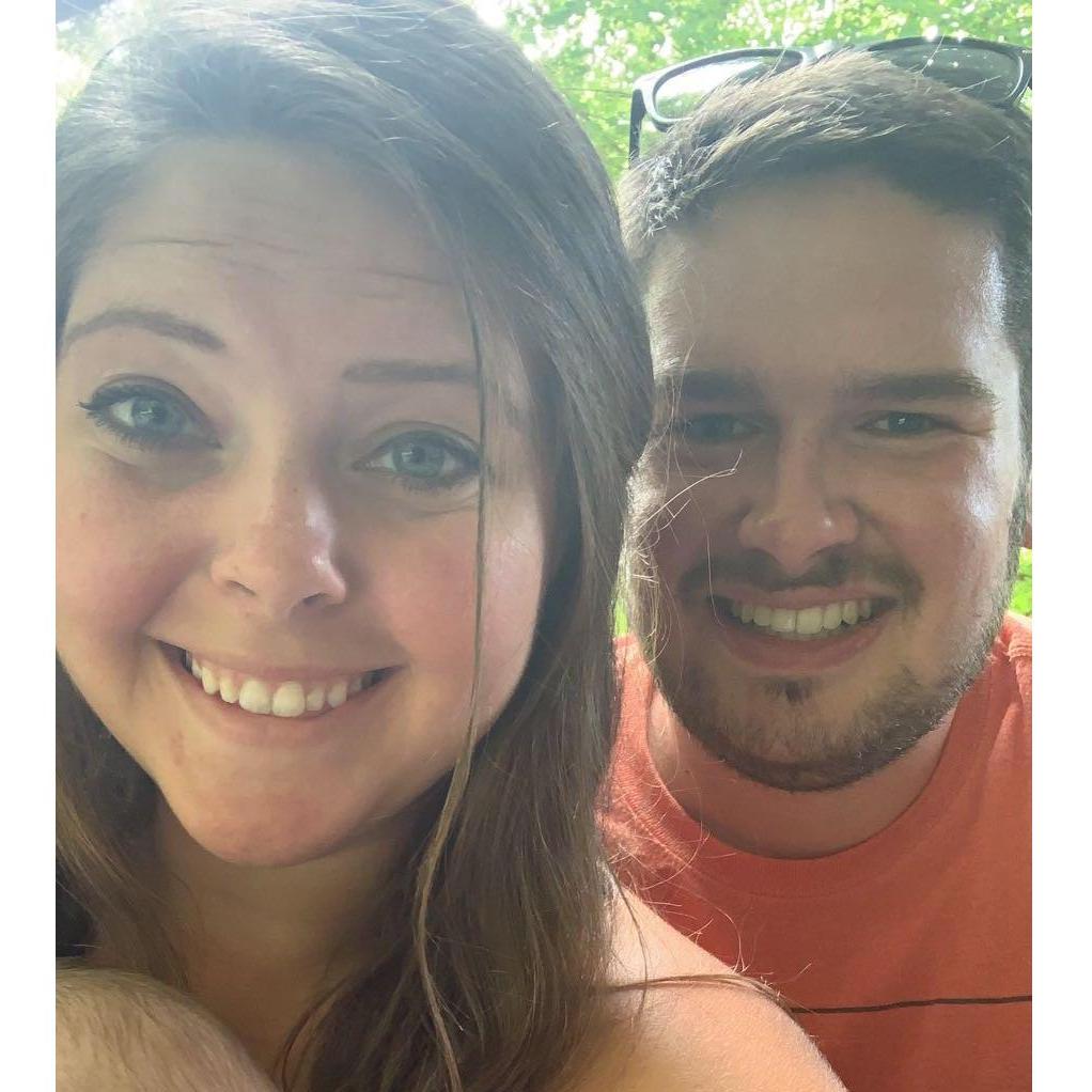 Our first photo together.