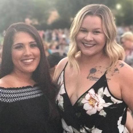 Brooke and her Bridesmaid Bree