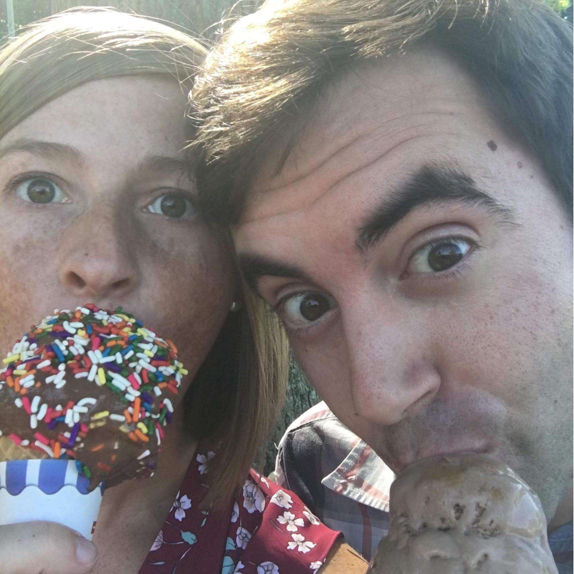 Date day at an amazing dairy in Delaware with homemade ice cream!