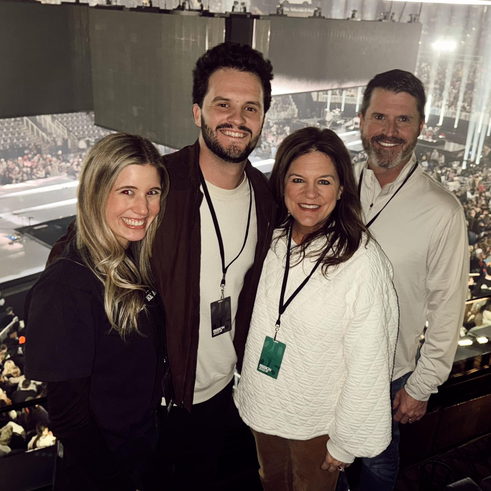 Passion Conference 2025 with Jake’s parents