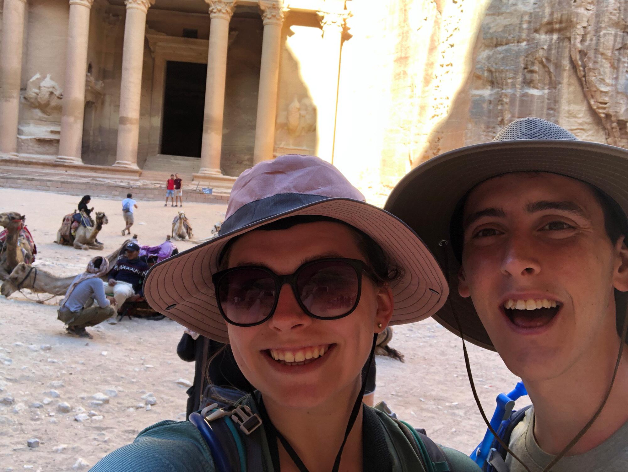 In Petra, Jordan!