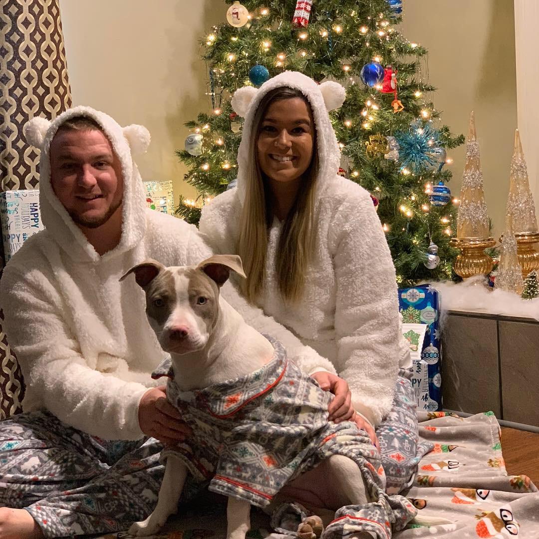 Our first Christmas with Gracie 2018.