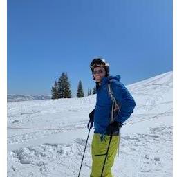 Our first time skiing together!