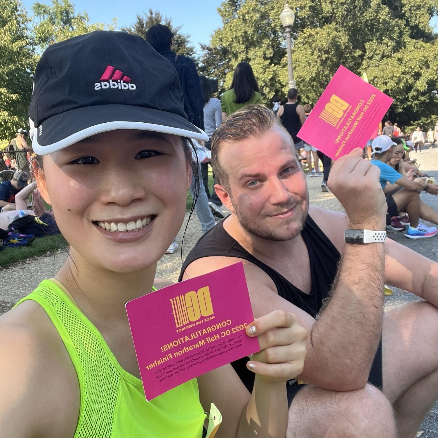 Tyler and Ariel’s first half marathon