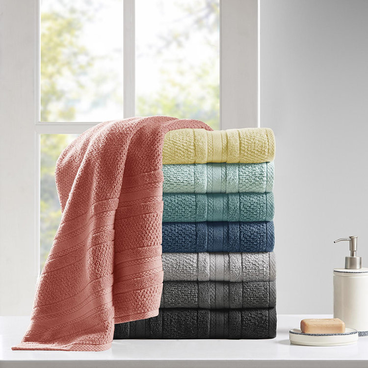 Madison Park, Adrien Essential 6-Piece Bath Towel Set | Zola