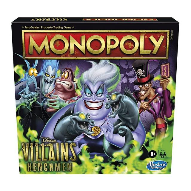 Hasbro Gaming Monopoly: Disney Villains Henchmen Edition Board Game for Kids Ages 8 and Up, Play as a Classic Disney Villains Henchman