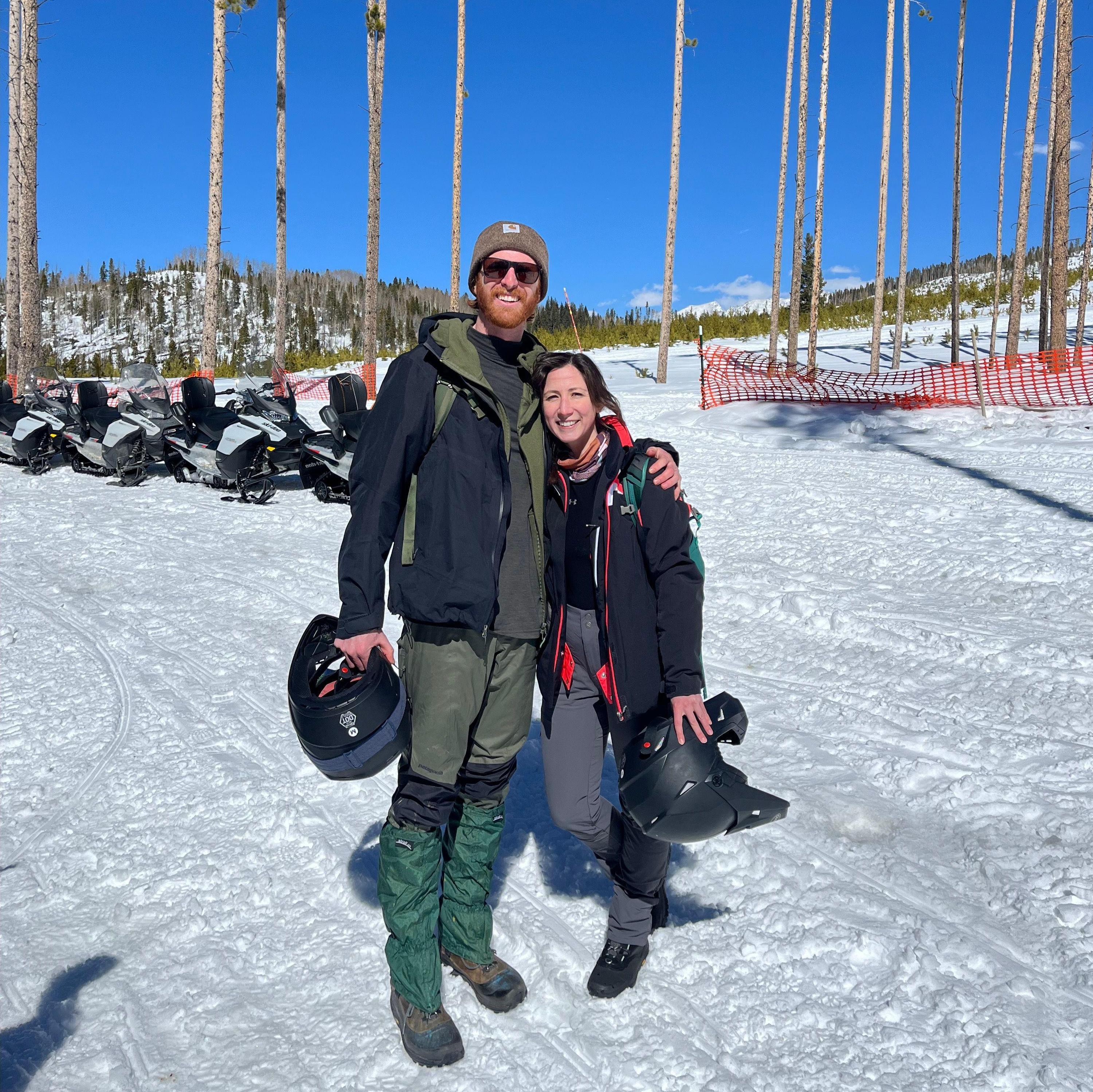 We love trying a wide variety of Winter sports and recently discovered our love for snowmobiling!