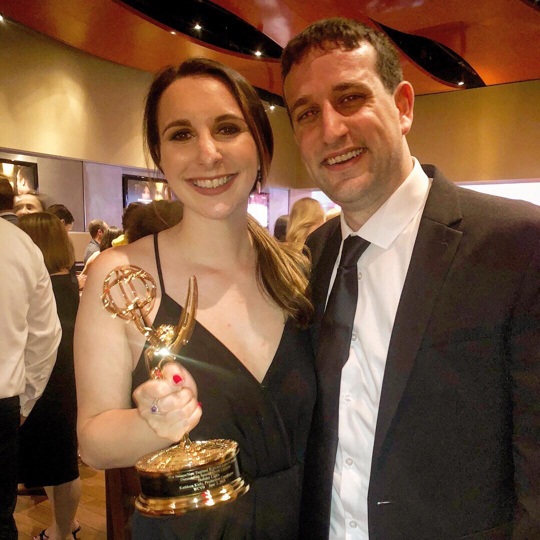 The night Kathleen won a New England EMMY.