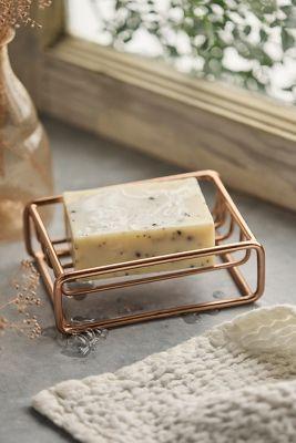 Open Copper Soap Dish