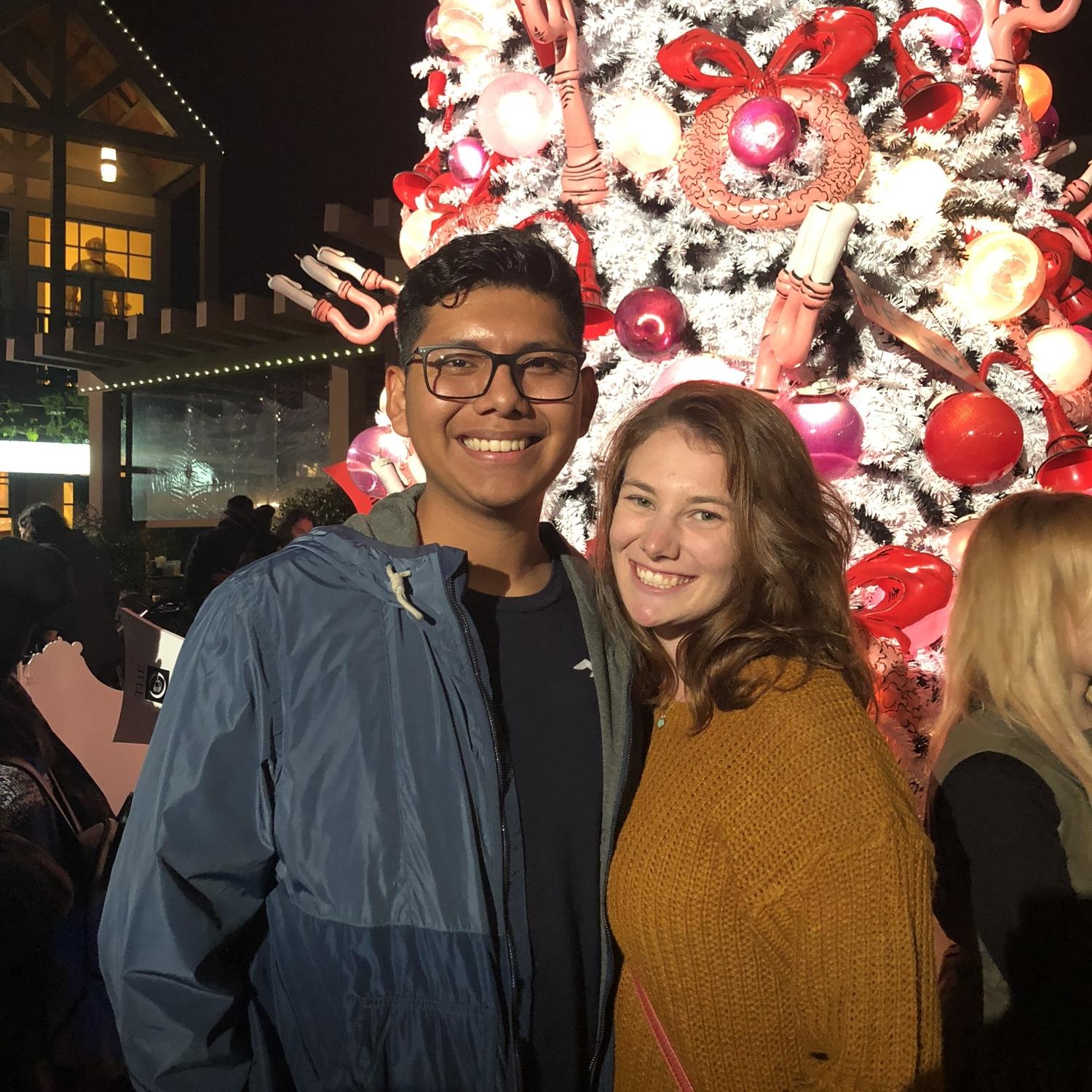 The first photo we ever took together in December 2018!