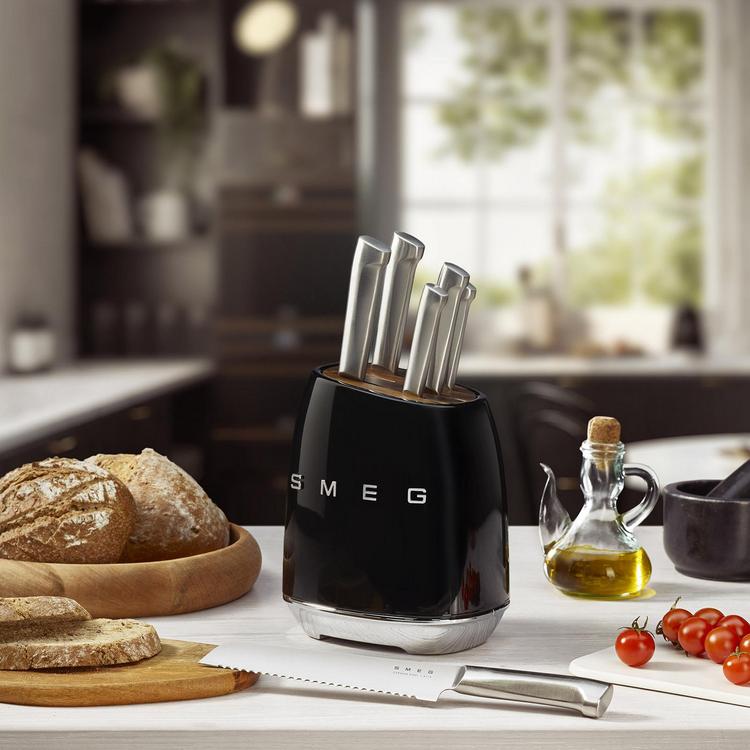 Smeg, Knife Block Set, 7 piece | Zola