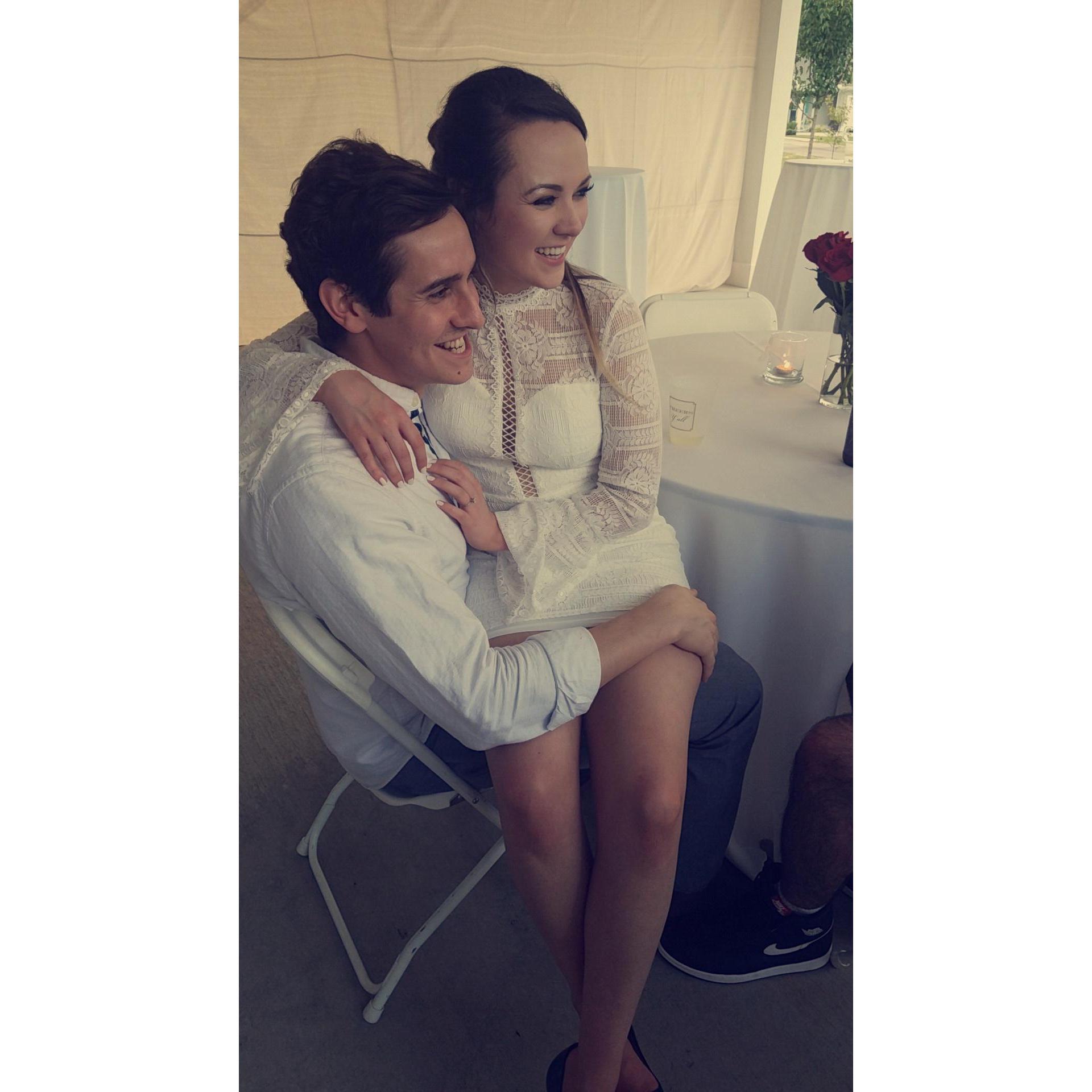 Celebrating our engagement at the Arnold’s