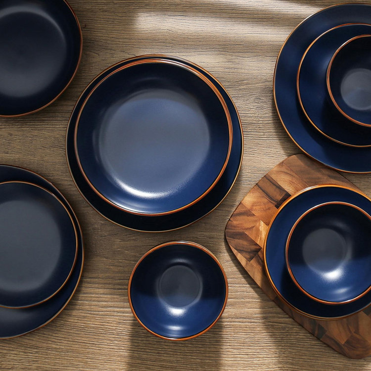 GW SALE アサド ブラックゴールド,バラウン,ブルー100ml×3個SET Stone Lain, Brasa 16-Piece Dinnerware Set, Service for 4 | Zola