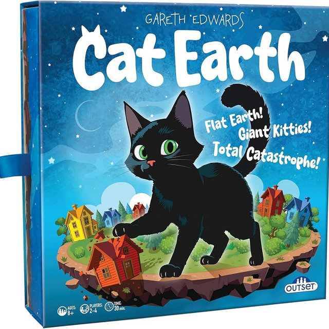 Cat Earth - Light Strategy Family Board Game - 2 to 4 Players Ages 8 and up