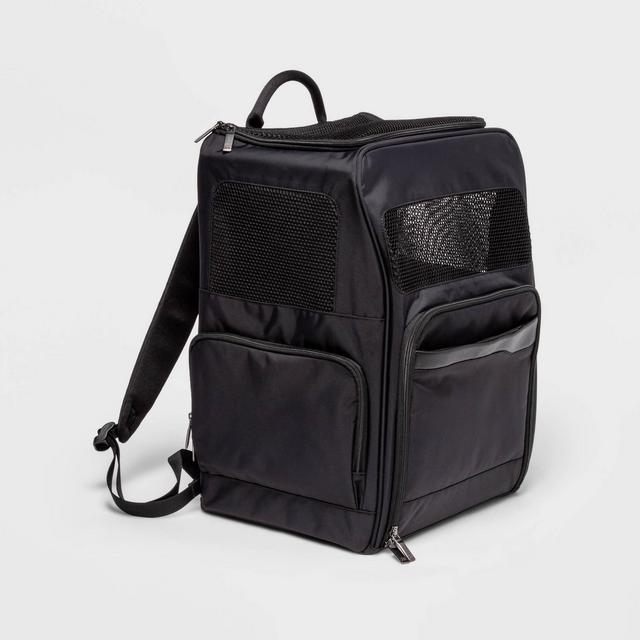 Pet Dog Carrier 17" Black - Open Story™
