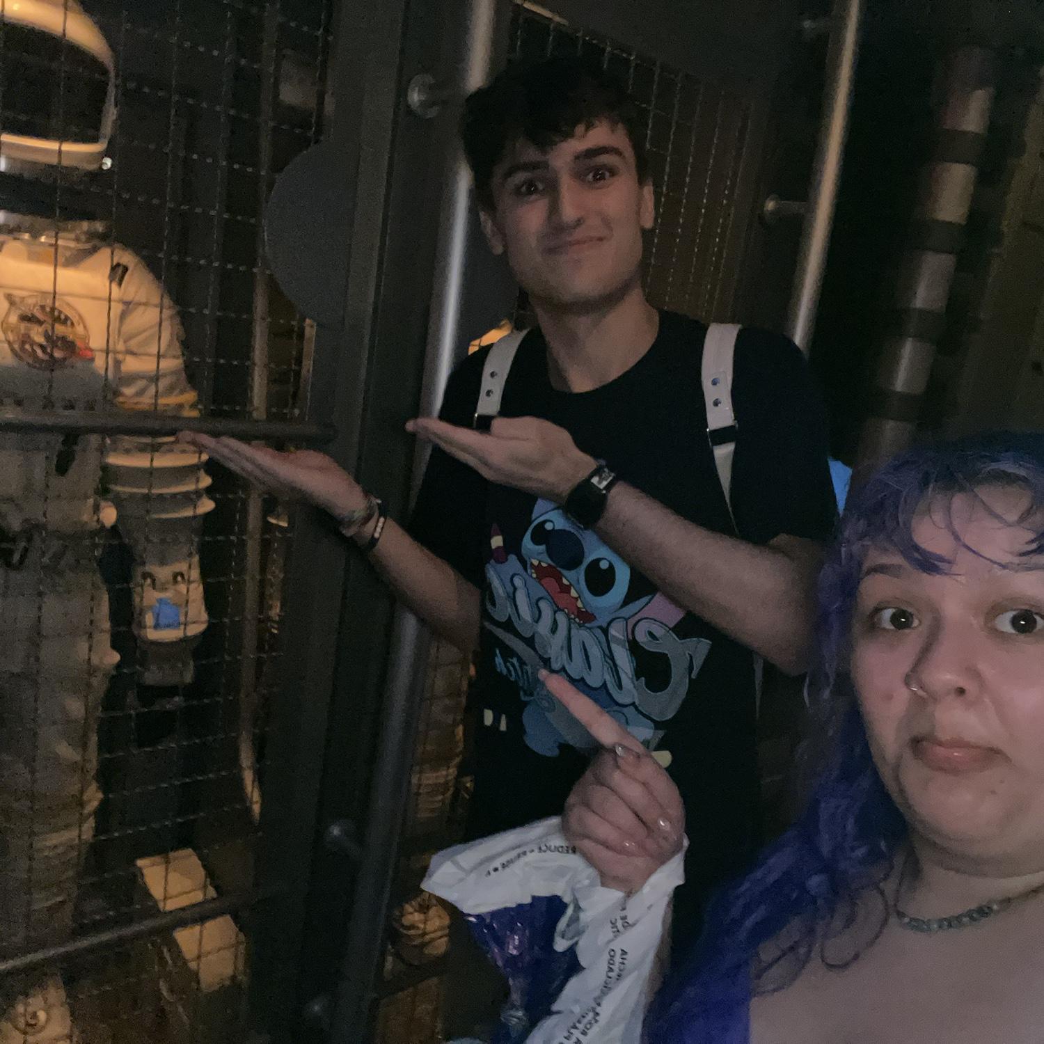 Mission: space 
Yeah big mistake we went for the less intense one first , which was okay, then the orange and sheesh we were sick for the rest of the night